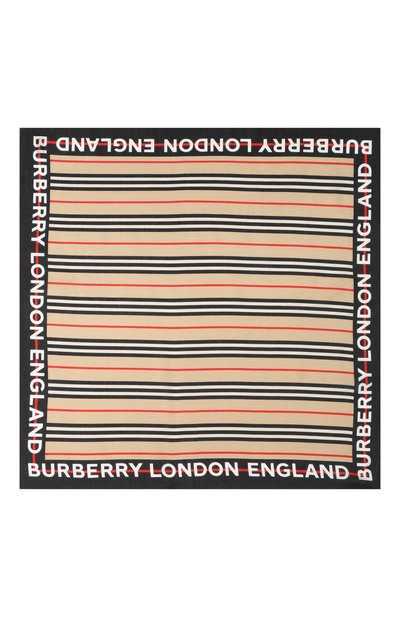 Хлопковый платок BURBERRY, арт. 8022765, фото 3