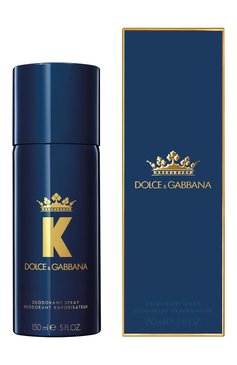 Мужской дезодорант-спрей k (150ml) DOLCE & GABBANA бесцветного цвета, арт. 8400250DG | Фото 2 (Тип продукта: Дезодоранты; Нос: Не проставлено; Региональные ограничения белый список (Axapta Mercury): Не проставлено)