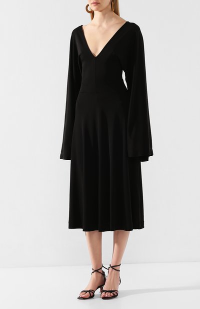 Платье TOTEME черного цвета по цене 39450 руб., арт. B0LBEC 202-611-771, фото 3 Платье TOTEME, арт. B0LBEC 202-611-771, фото 3