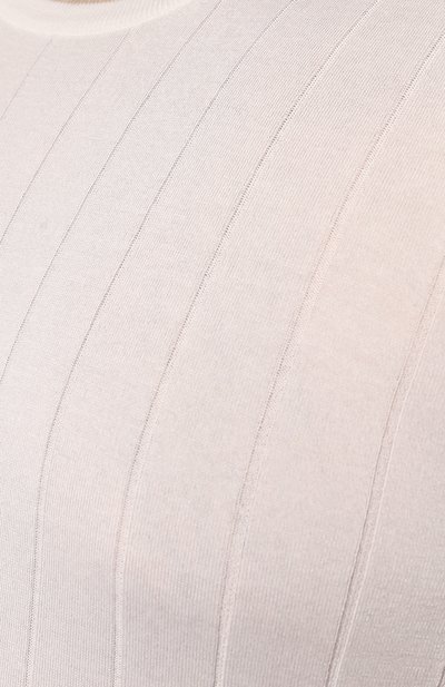 Шелковый джемпер GRAN SASSO кремового цвета по цене 28050 руб., арт. 43116/23510, фото 5 Шелковый джемпер GRAN SASSO, арт. 43116/23510, фото 5