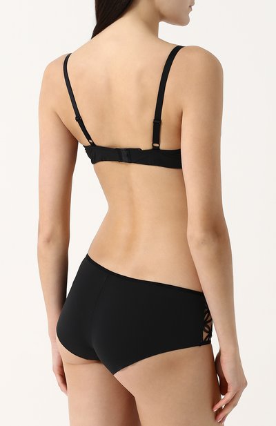 Кружевной бюстгальтер с широкими бретельками LOU черного цвета по цене 7955 руб., арт. 14256, фото 3 Кружевной бюстгальтер с широкими бретельками LOU, арт. 14256, фото 3