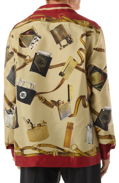 Шелковая рубашка DOLCE & GABBANA, арт. G5IF1T/HI1VN, фото 4