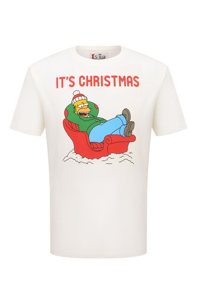 Мужская хлопковая футболка MC2 SAINT BARTH, арт. STBM/ARN0TT/10748E