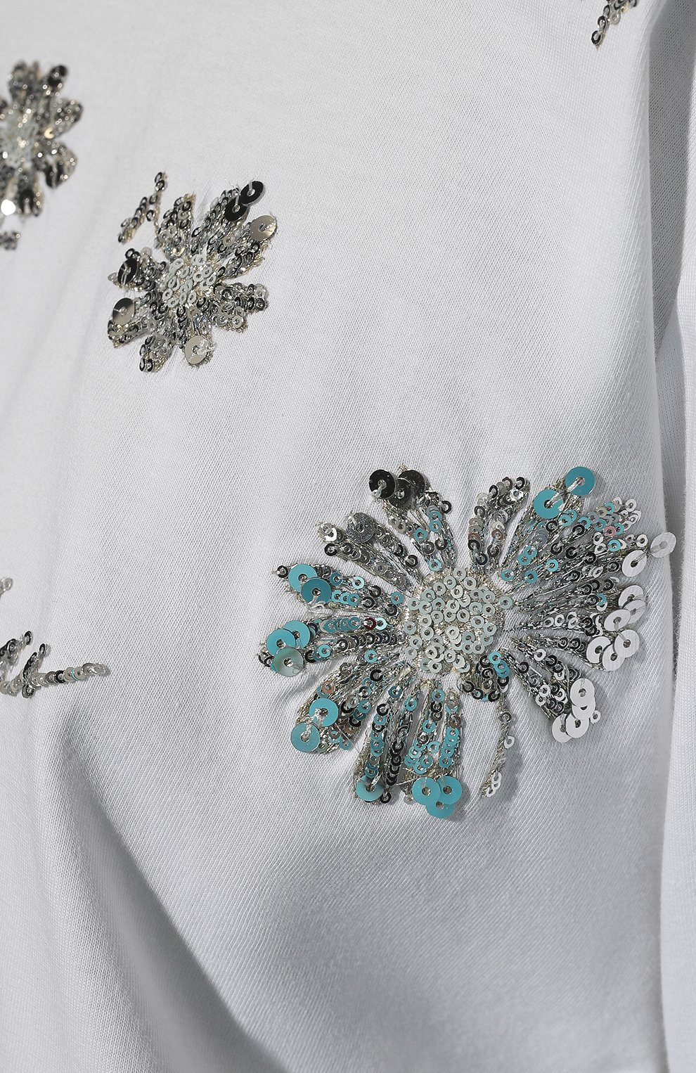 Хлопковый пуловер MIU MIU, арт. MJL807-10C3-F0009, фото 5