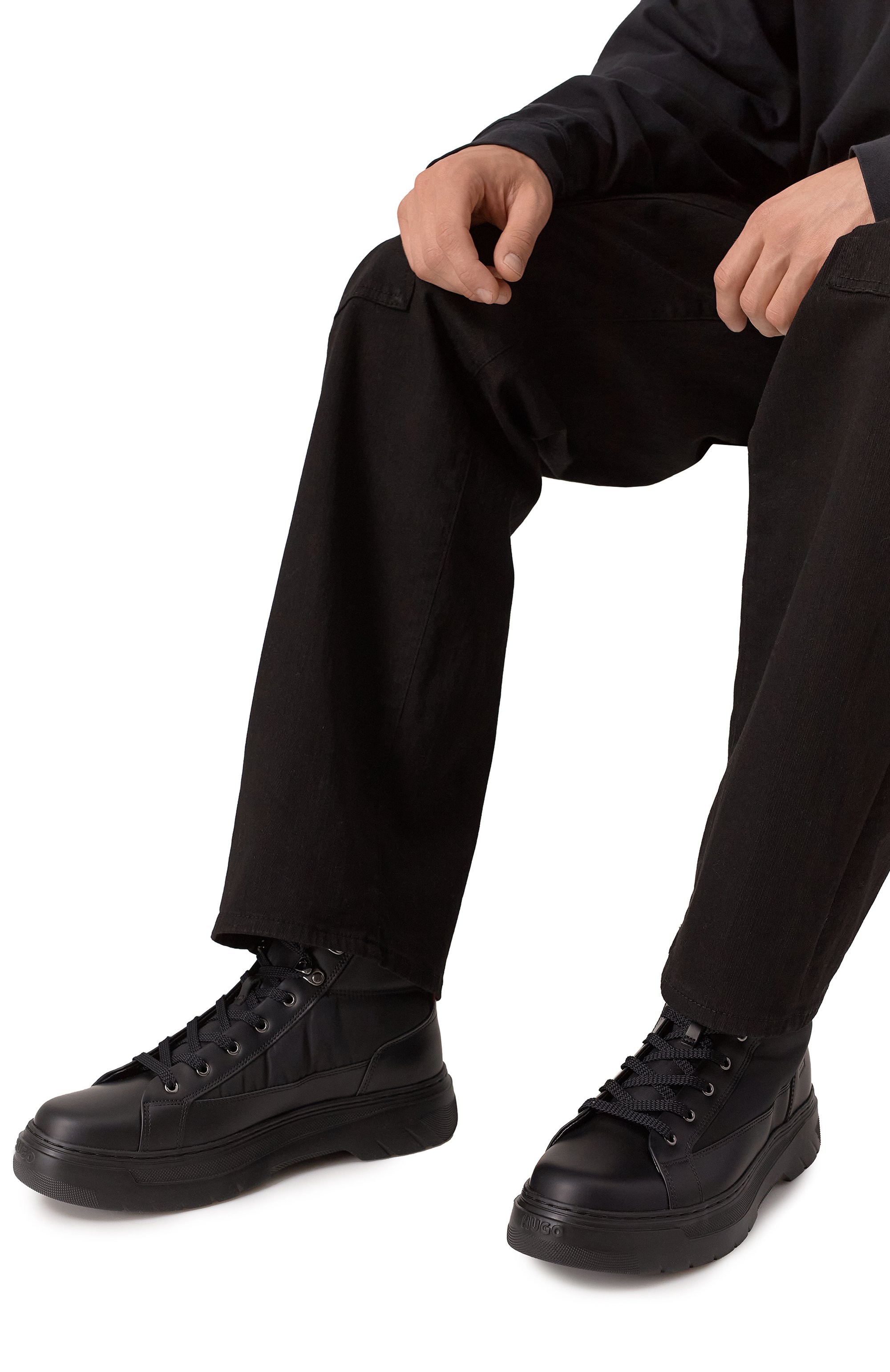 Комбинированные ботинки urian HUGO, арт. 50548694, фото 3