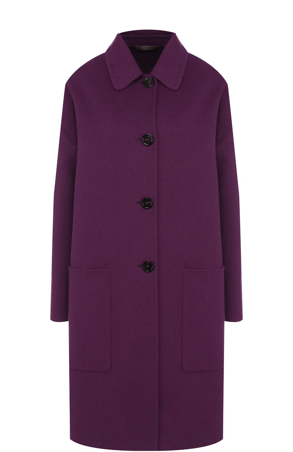 Однотонное кашемировое пальто с накладными карманами BOTTEGA VENETA, арт. 498952/VD0D2, фото 1