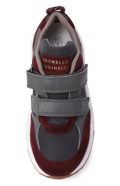 Комбинированные кроссовки BRUNELLO CUCINELLI, арт. BRESLZZ166, фото 4