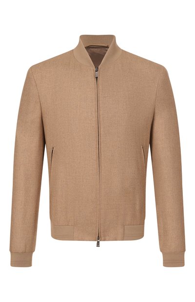 Мужской бомбер из шелка и шерсти CORNELIANI, арт. 27L588/2718266