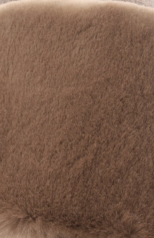 Шапка-ушанка Бруклин с отделкой из норки FurLand 0130910050010600079 Бежевый  0130910050010600079 Фото 3