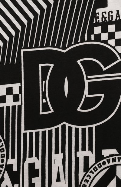 Хлопковая футболка DOLCE & GABBANA, арт. L4JTHV/II7FA, фото 3
