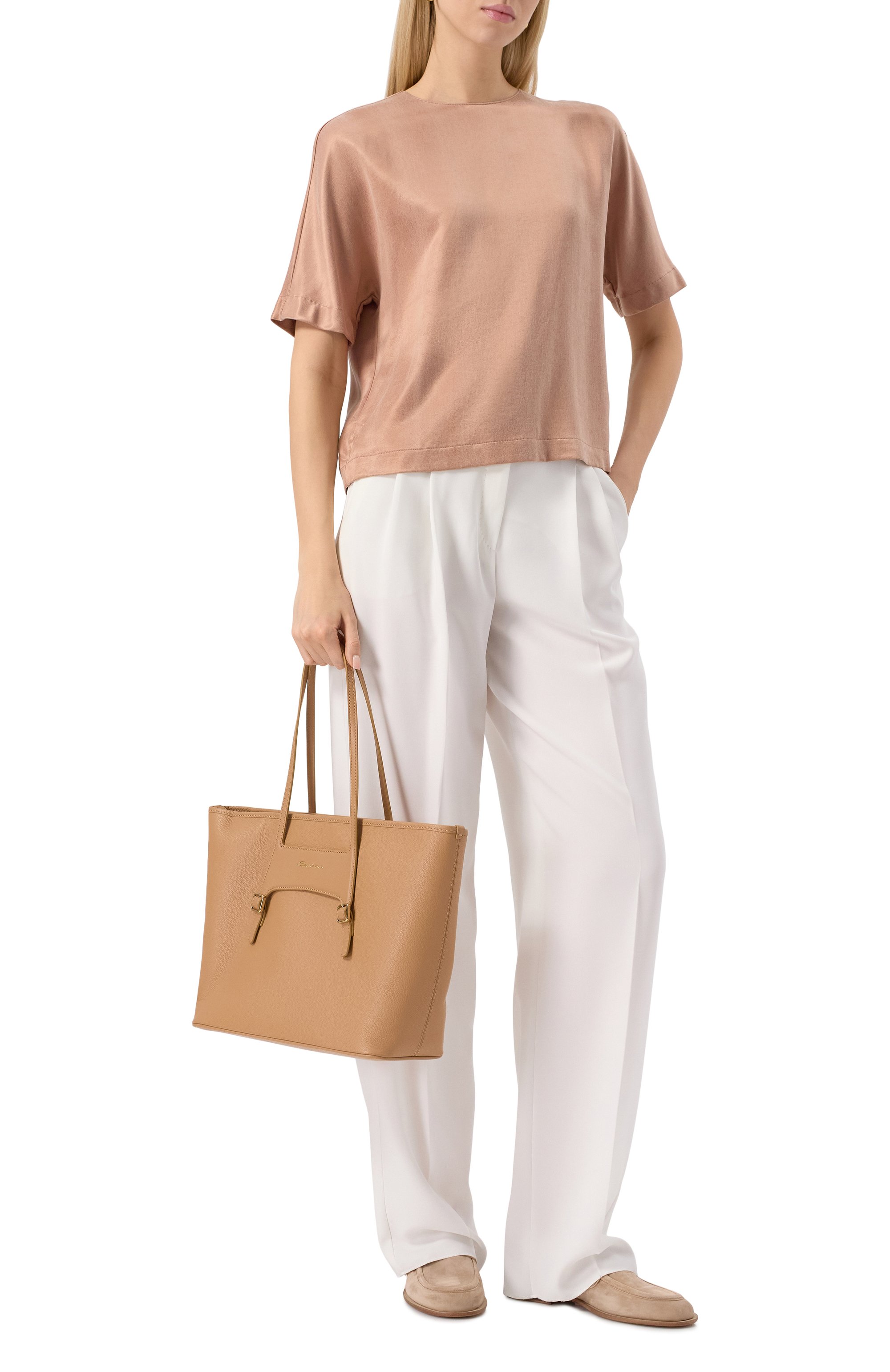 Сумка-тоут SANTONI, арт. DFBGA2710EN-HTXW, фото 7