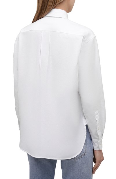 Хлопковая рубашка POLO RALPH LAUREN белого цвета по цене 18800 руб., арт. 211846923, фото 4 Хлопковая рубашка POLO RALPH LAUREN, арт. 211846923, фото 4