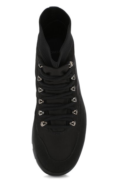 Комбинированные ботинки на шнуровке MONCLER, арт. D2-09A-10248-10-019EJ, фото 5