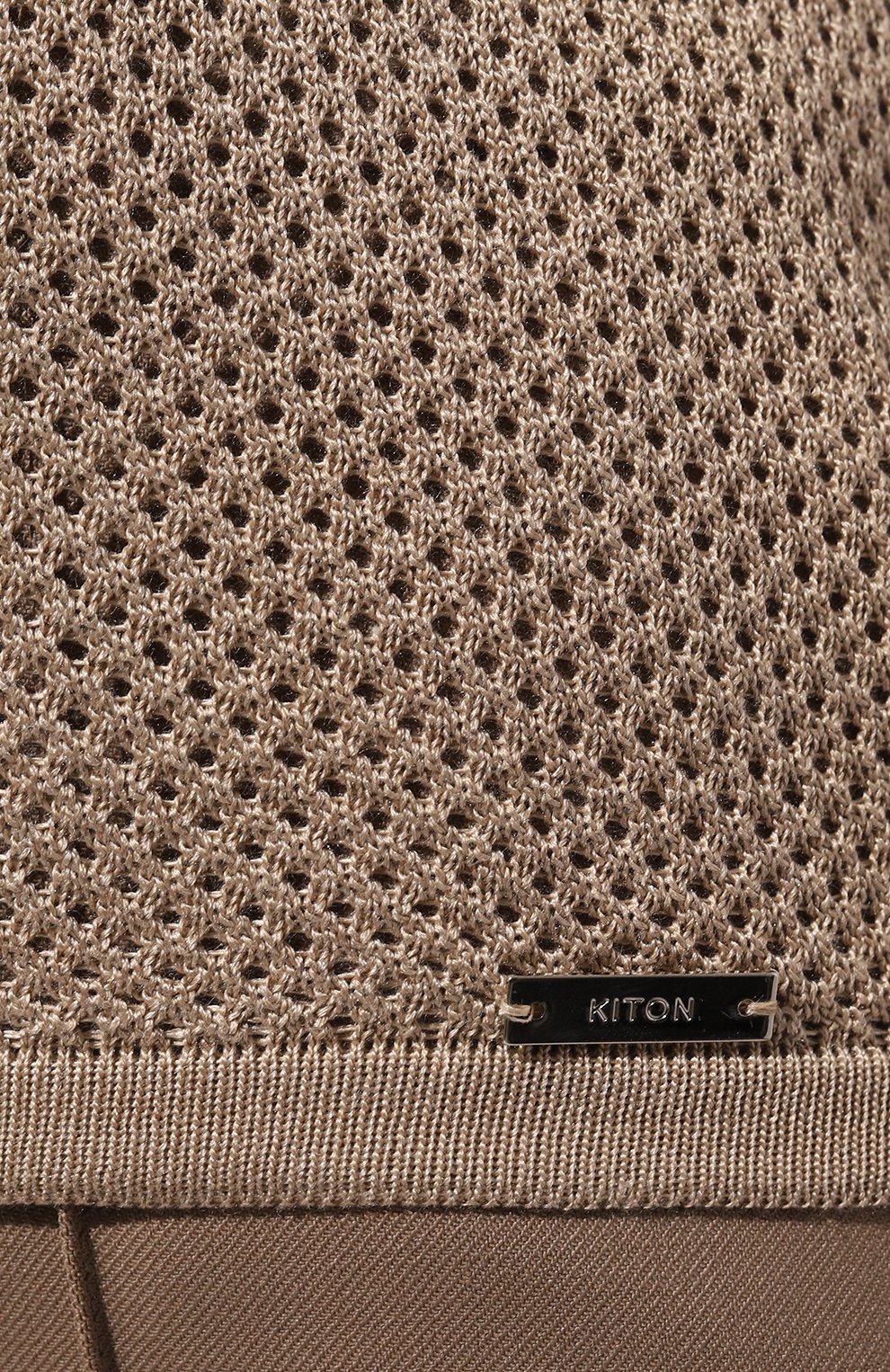 Шелковое поло KITON, арт. D55714DES, фото 5