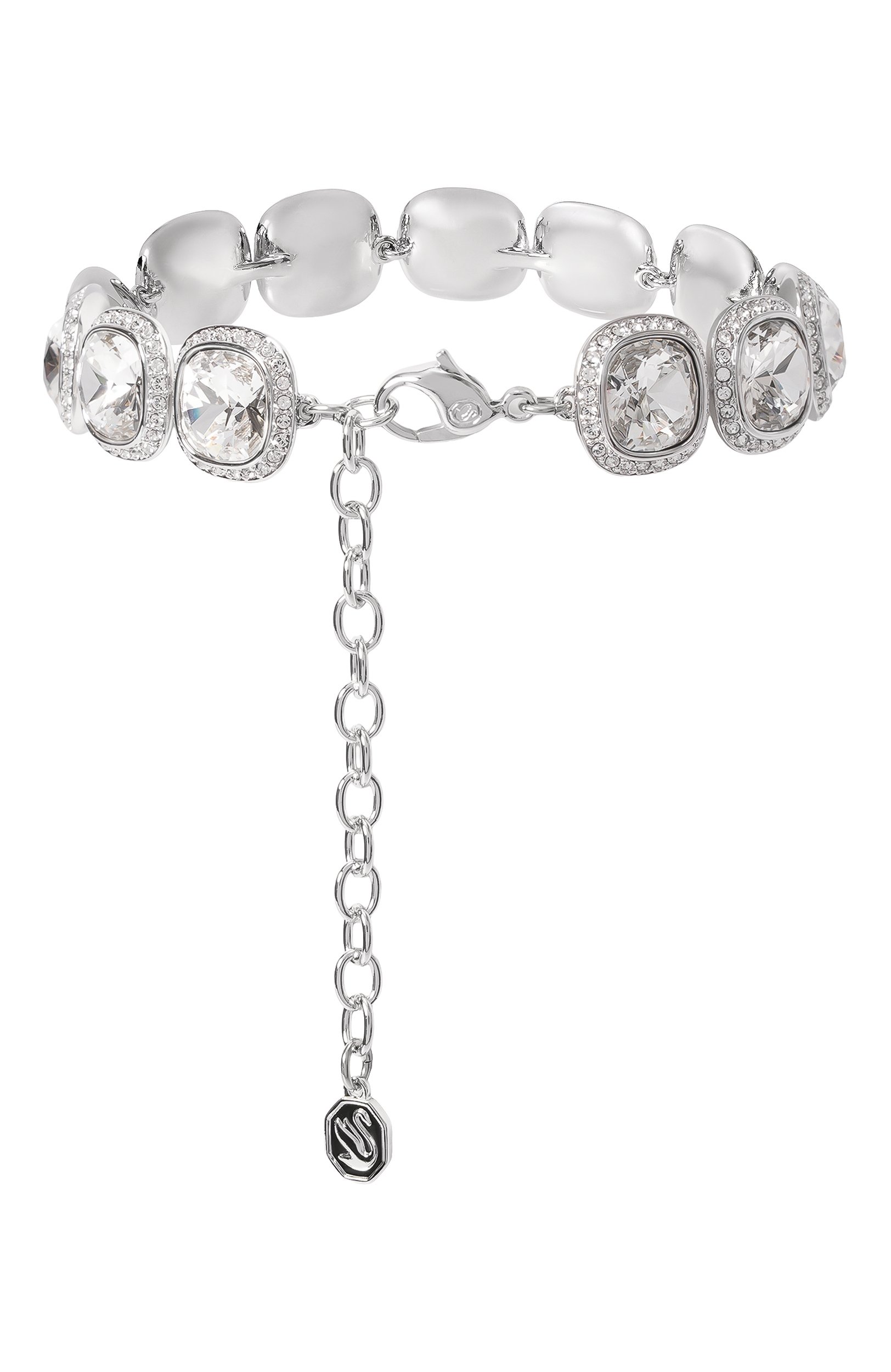 Браслет una m SWAROVSKI серебряного цвета по цене 33900 руб., арт. 5751558, фото 3 Браслет una m SWAROVSKI, арт. 5751558, фото 3