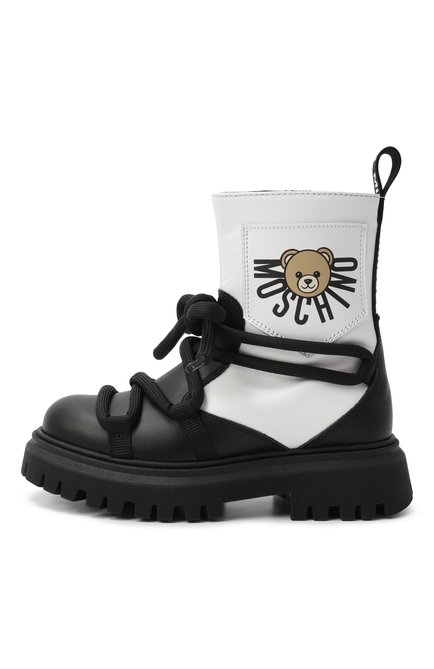 Кожаные бо�тинки MOSCHINO, арт. 81953/VAR3/28-35