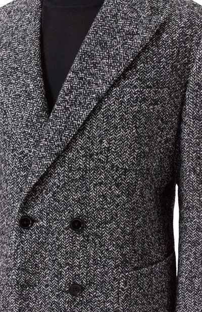 Шерстяной пиджак DOLCE & GABBANA темно-серого цвета по цене 371500 руб., арт. G2NZ2T/FCZAH, фото 5 Шерстяной пиджак DOLCE & GABBANA, арт. G2NZ2T/FCZAH, фото 5