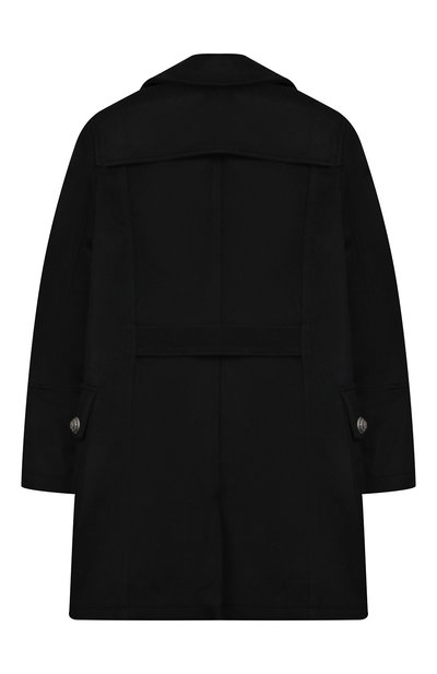 Шерстяное пальто BALMAIN синего цвета по цене 87950 руб., арт. 6L2610/LE260/12-16, фото 2 Шерстяное пальто BALMAIN, арт. 6L2610/LE260/12-16, фото 2