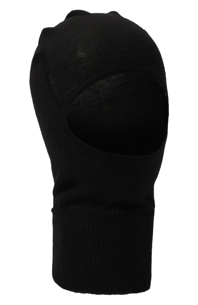 Мужская кашемировая балаклава RICK OWENS черного цвета, арт. RR02C7478/WS | Фото 1 (Материал: Шерсть, Текстиль, Кашемир; Нос: Не проставлено; Мужское Кросс-КТ: Балаклава)