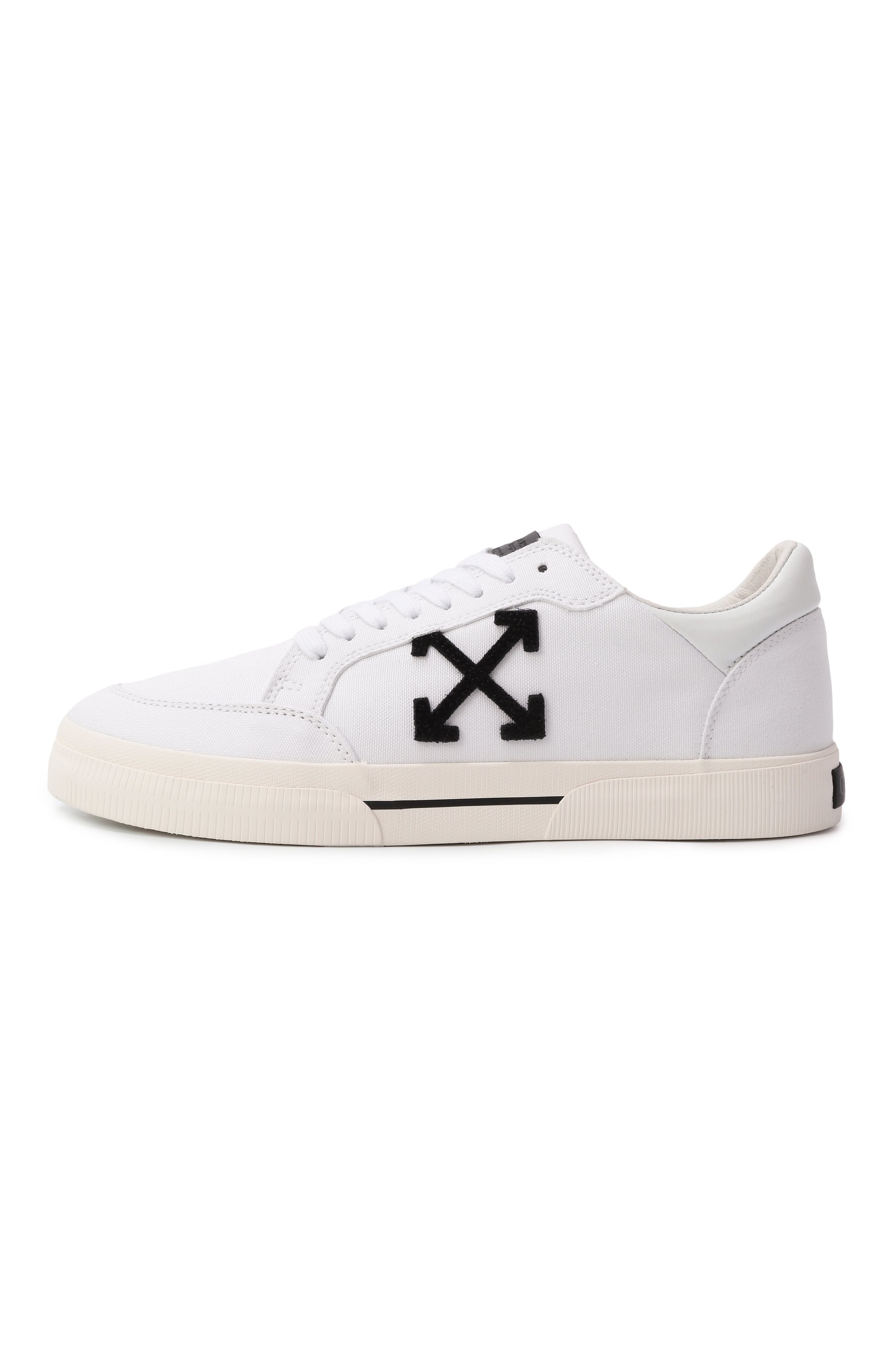 Текстильные кеды new low vulcanized OFF-WHITE, арт. 0MIA293C99FAB002, фото 4