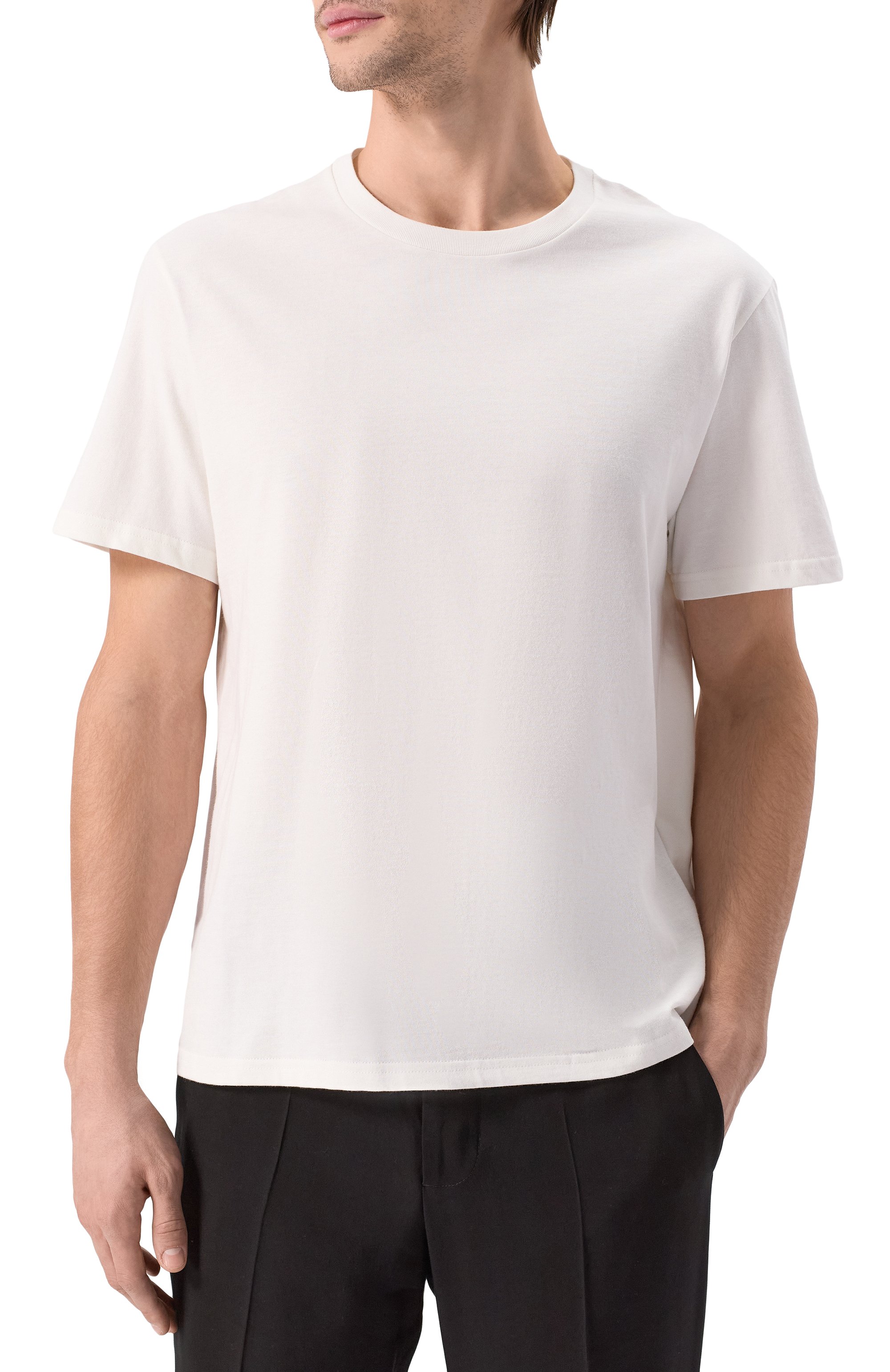 Хлопковая футболка JIL SANDER, арт. J47GC0153/J20103, фото 3