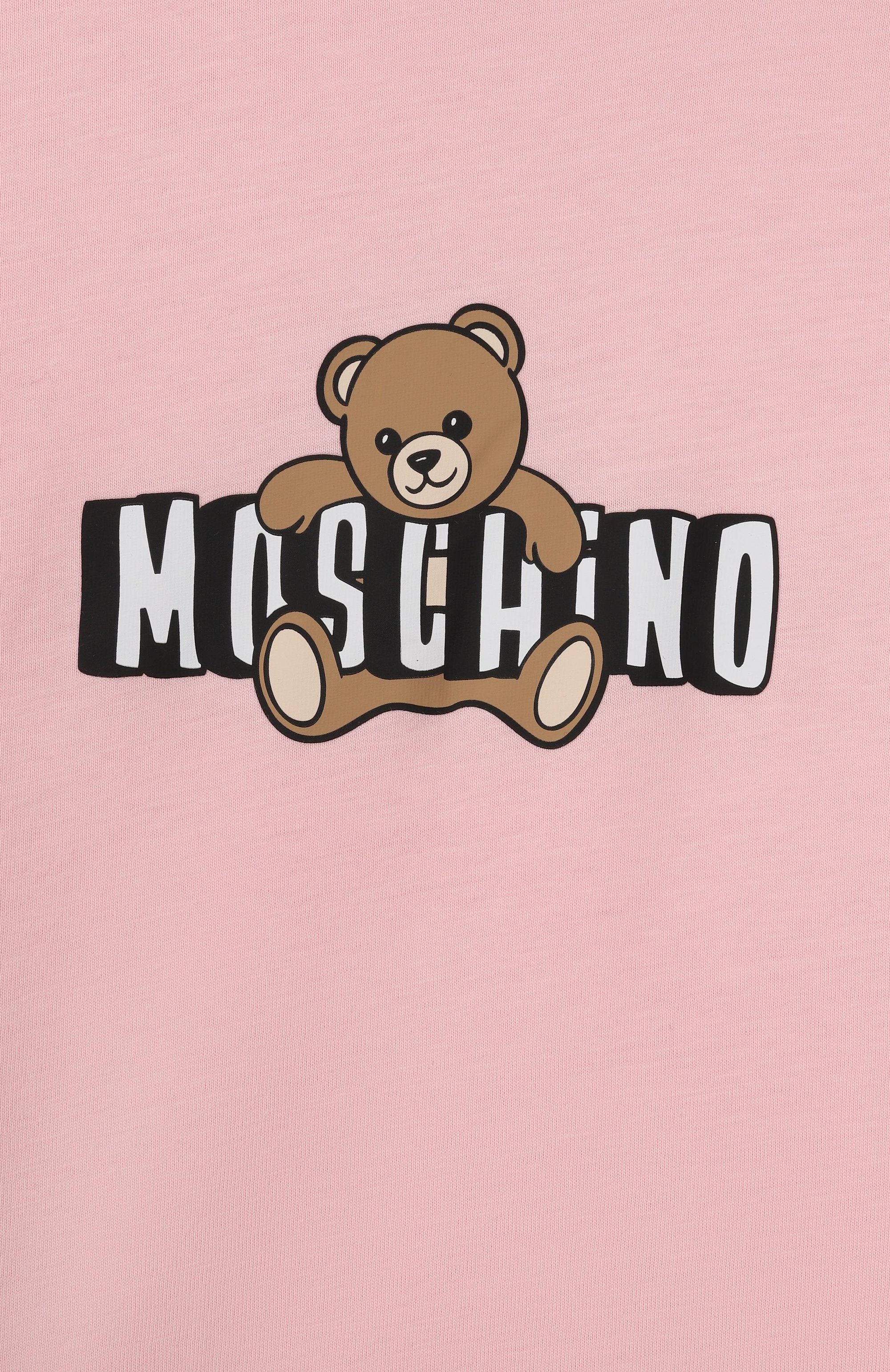 Хлопковая футболка MOSCHINO, арт. HZM058/LAA03, фото 3