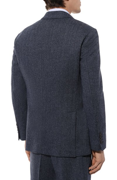 Костюм из шерсти и шелка BRUNELLO CUCINELLI темно-синего цвета по цене 632500 руб., арт. MY452LDWH, фото 5 Костюм из шерсти и шелка BRUNELLO CUCINELLI, арт. MY452LDWH, фото 5