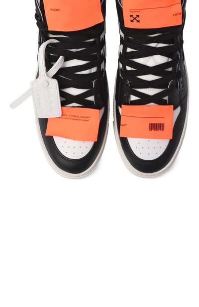 Комбинированные кеды 3.0 off court OFF-WHITE, арт. 0MIA065S26LEA001, фото 5