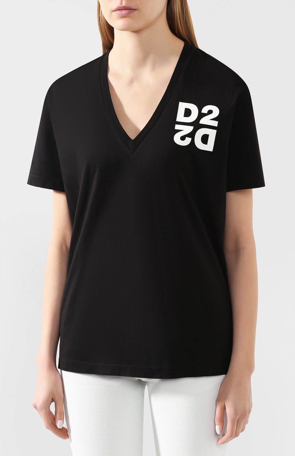 Хлопковая футболка DSQUARED2, арт. S75GD0075/S22427, фото 3