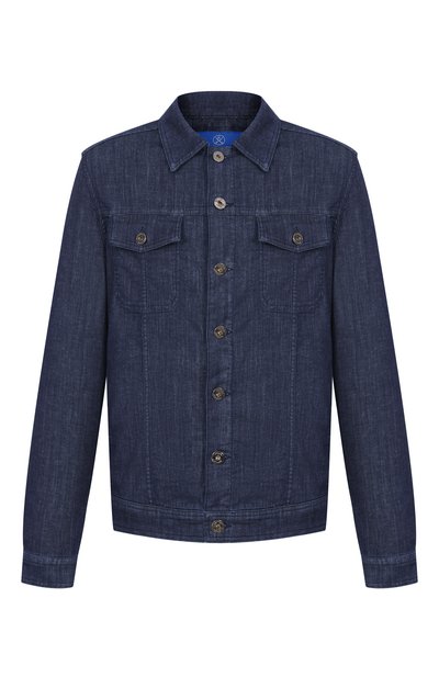 Мужская джинсовая куртка ANDREA CAMPAGNA, арт. J-SR BLUE RINSE/DUCKY SPACE BLUE