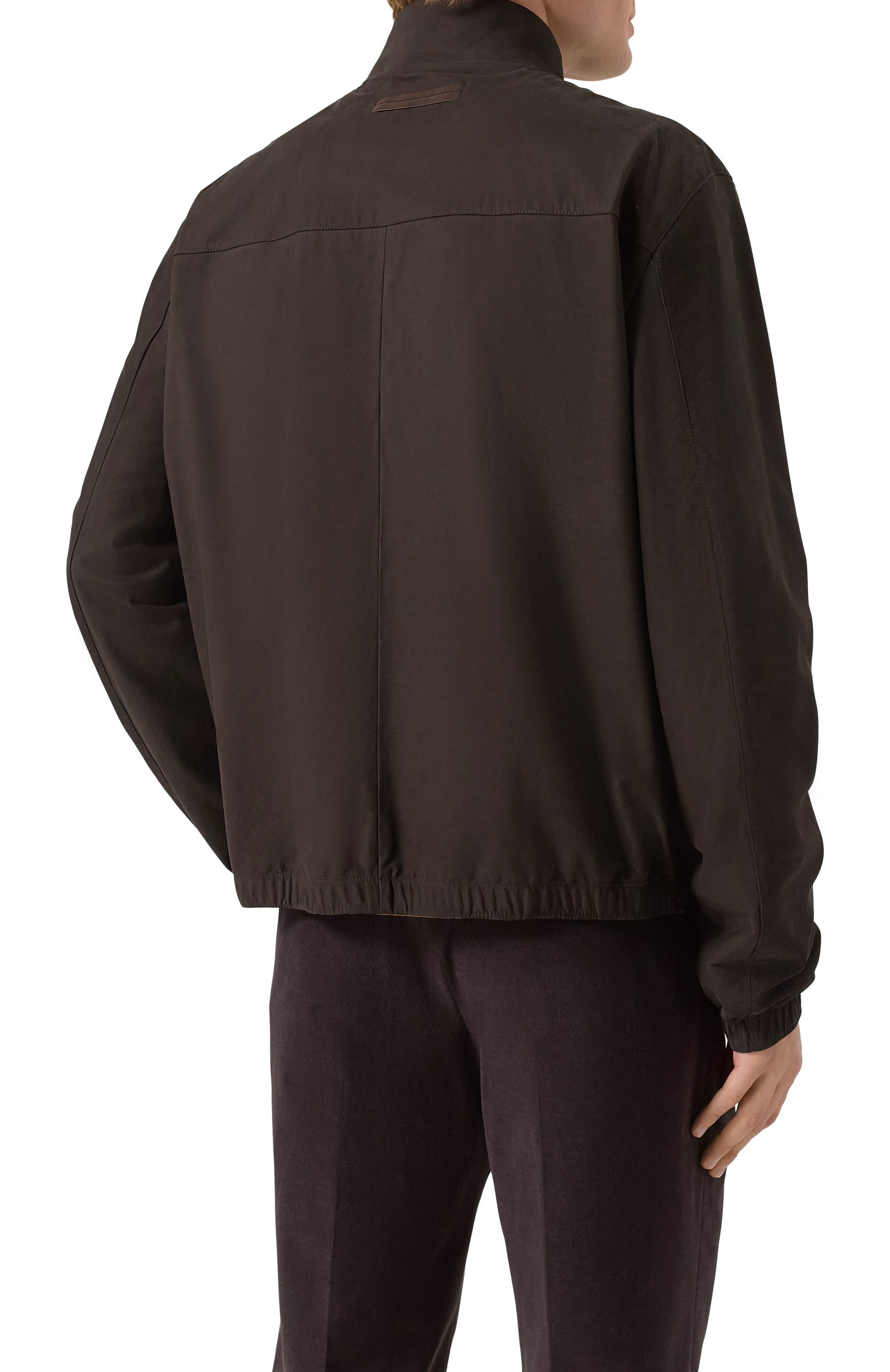 Двусторонняя кожаная куртка ZEGNA, арт. D179T/UDPNTA7, фото 4