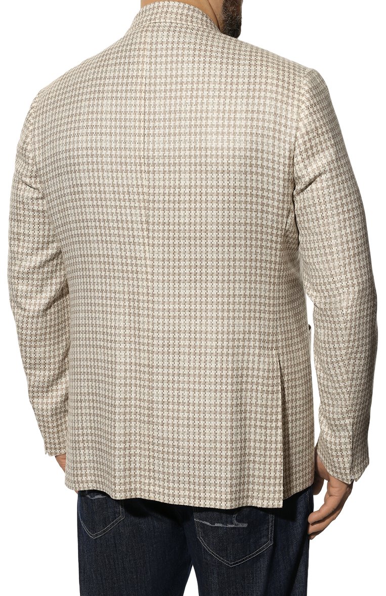 Пиджак изо льна и кашемира KITON, арт. UG81K0638A/60-70, фото 1