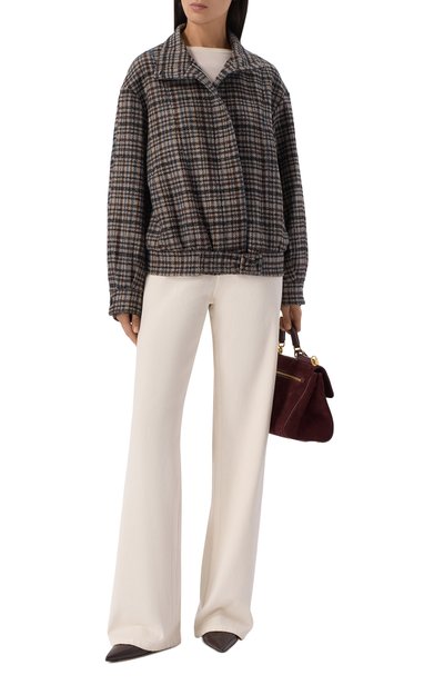 Женский шерстяной бомбер KITON, арт. D62506K0532I