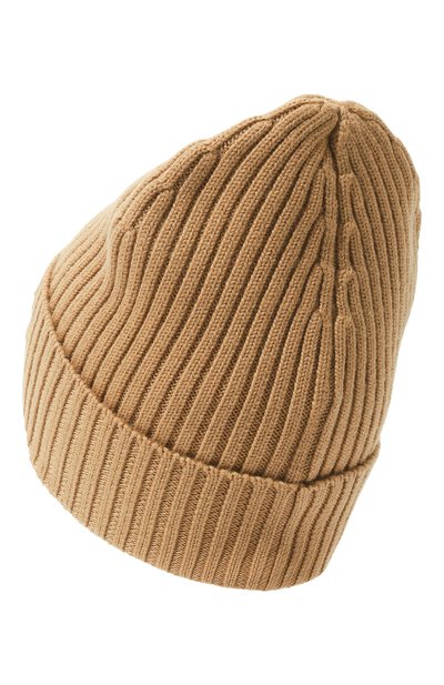 Шерстяная шапка BOSS бежевого цвета по цене 9560 руб., арт. 50497815, фото 3 Шерстяная шапка BOSS, арт. 50497815, фото 3