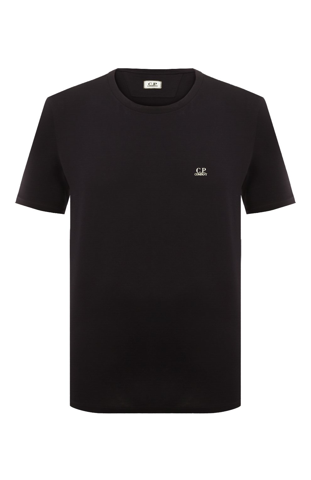 Хлопковая футболка C.P. COMPANY темно-синего цвета по цене 10400 руб., арт. 14CMTS046A-005100W, фото 1 Хлопковая футболка C.P. COMPANY, арт. 14CMTS046A-005100W, фото 1