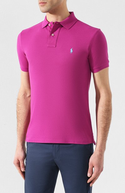 Хлопковое поло POLO RALPH LAUREN, арт. 710536856, фото 3
