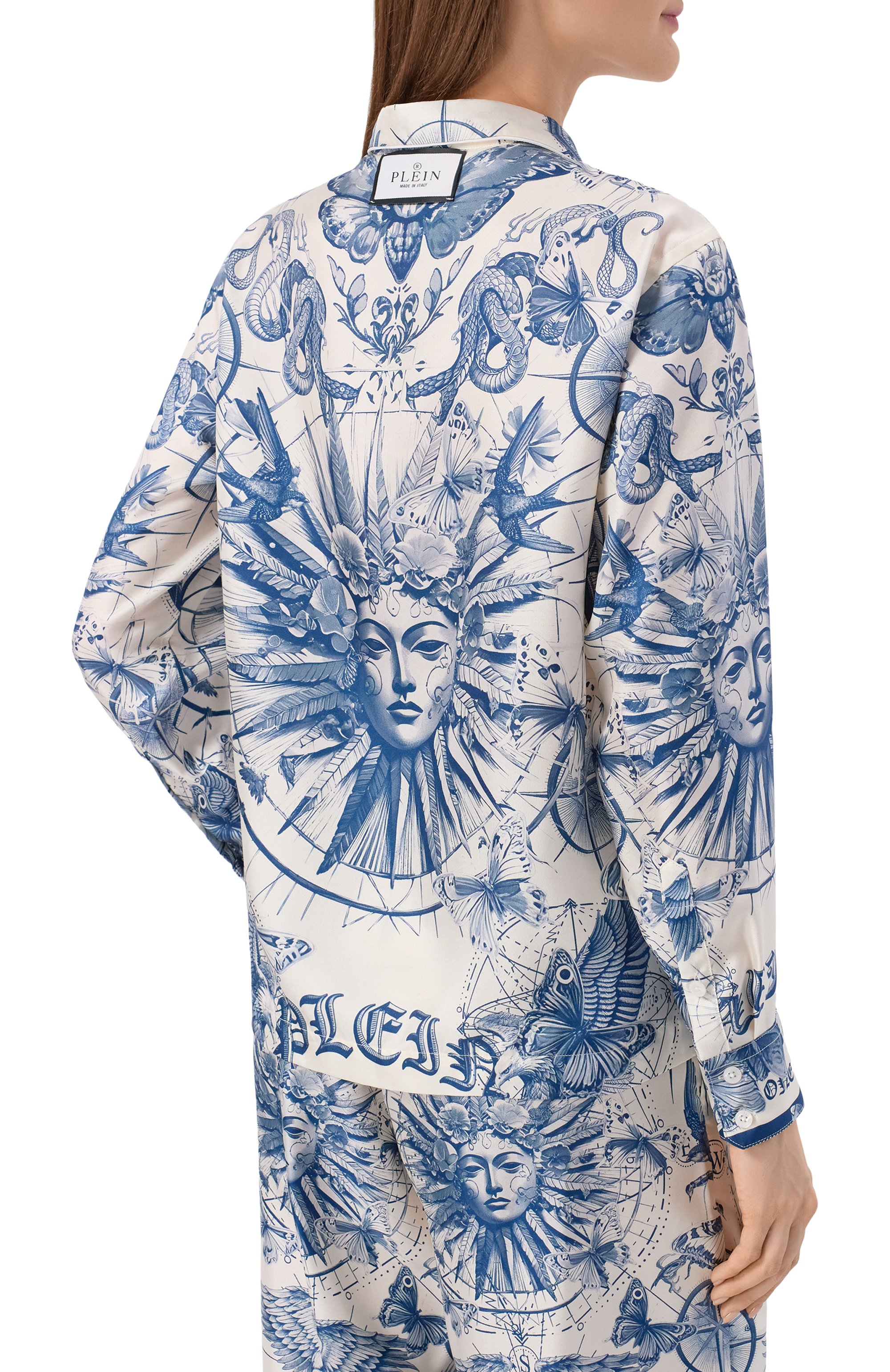 Шелковая рубашка PHILIPP PLEIN, арт. SAFC WRP0558 PTE104N, фото 4