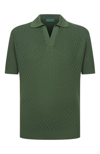 Мужская поло из шелка и хлопка MVST, арт. M26.2PM.K032/Y104 CANESTR0