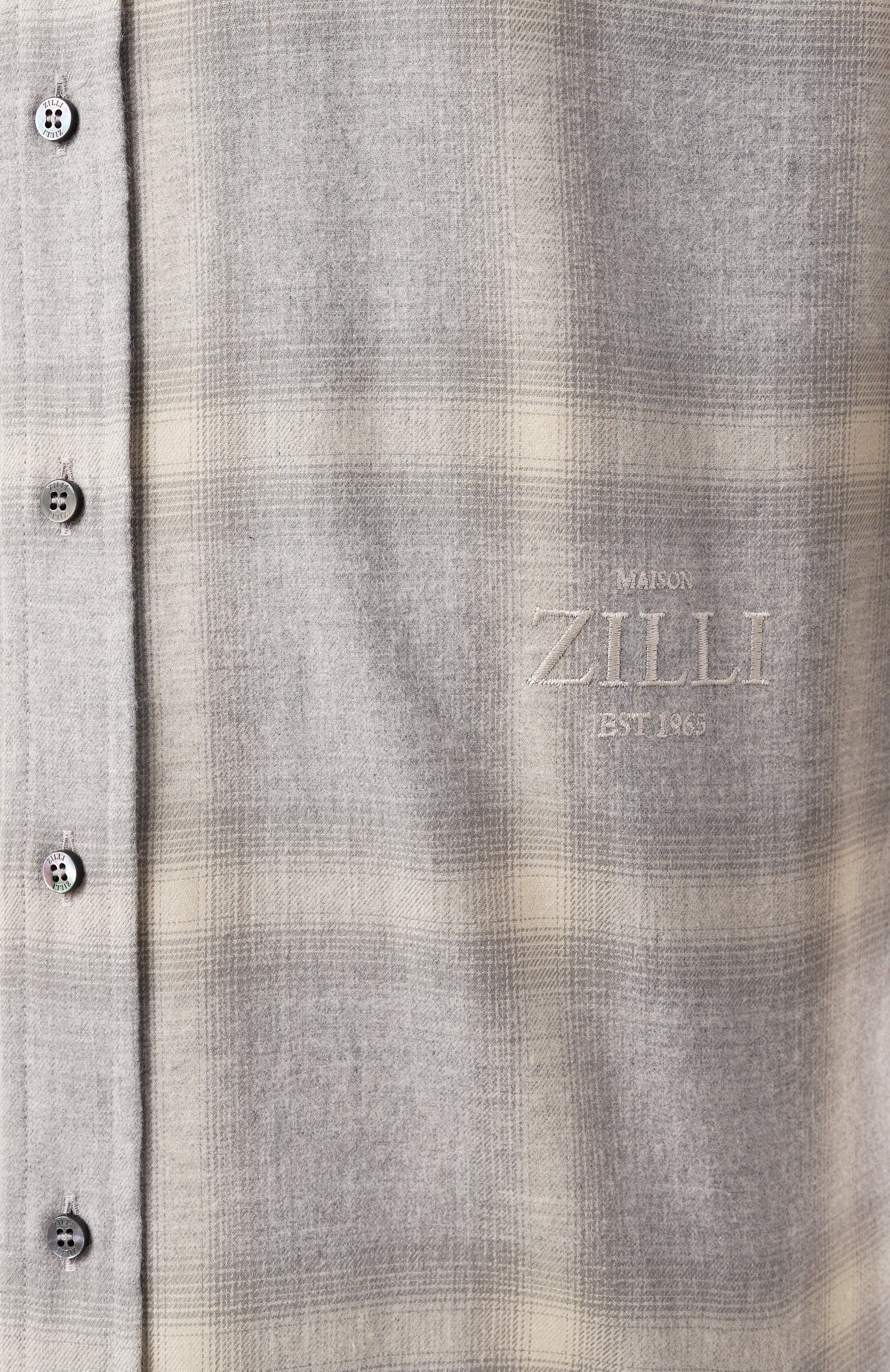 Хлопковая рубашка ZILLI, арт. SP0R01M012360080Q, фото 6