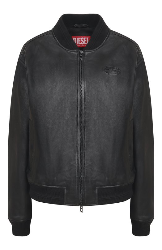 Кожаный бомбер Diesel A20113/0PFAH Чёрный A20113/0PFAH