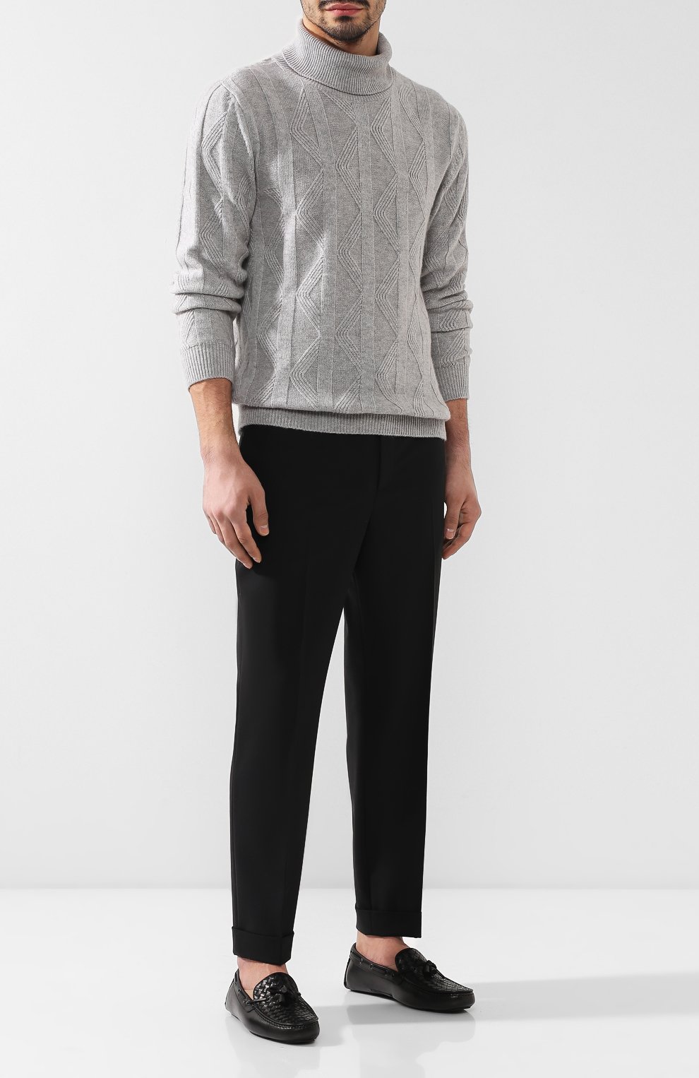 Кожаные мокасины BOTTEGA VENETA, арт. 474977/VBFV1, фото 2