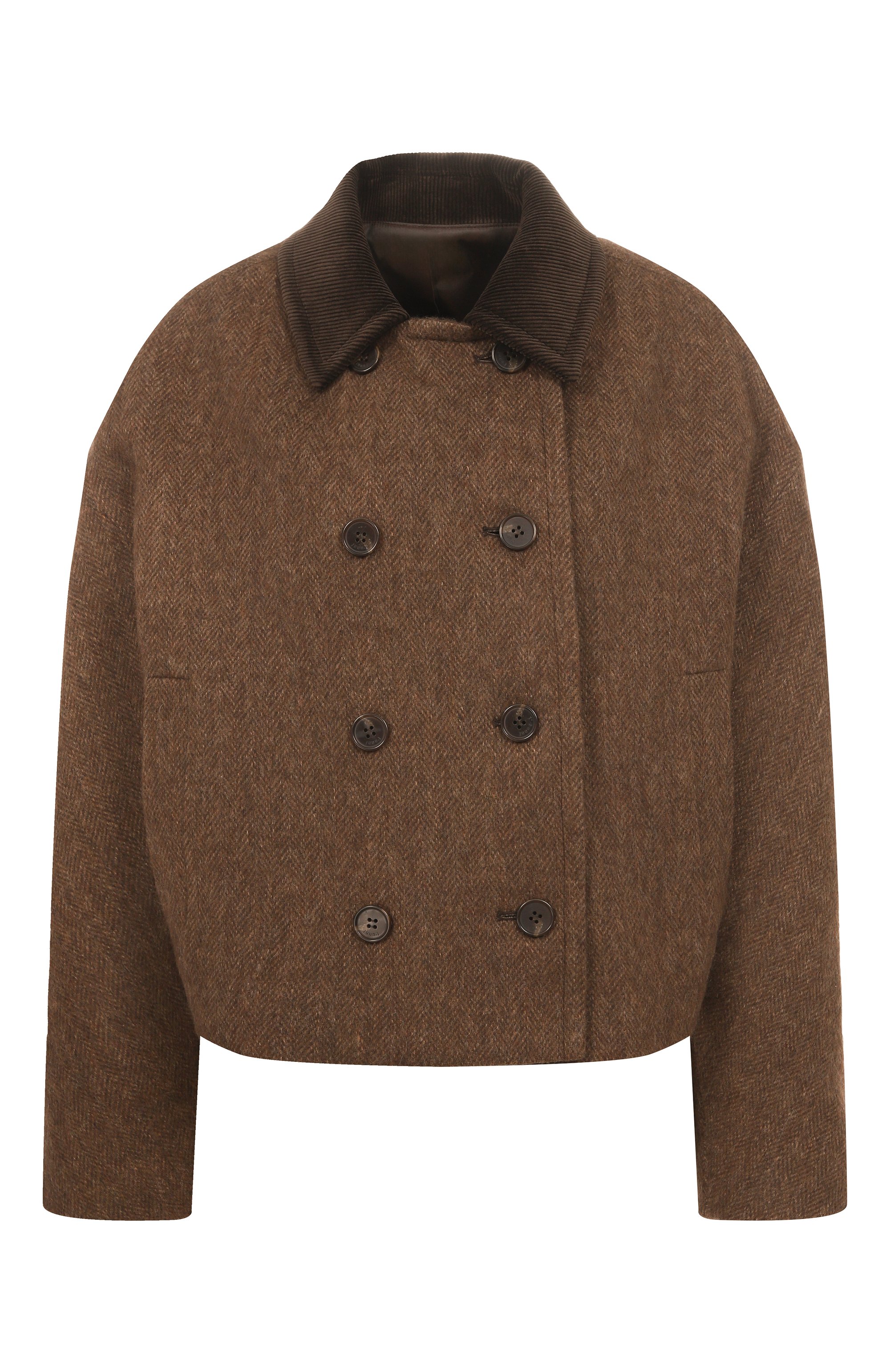 Полупальто из шерсти и льна JUUN.J, арт. JW5X30W52, фото 1