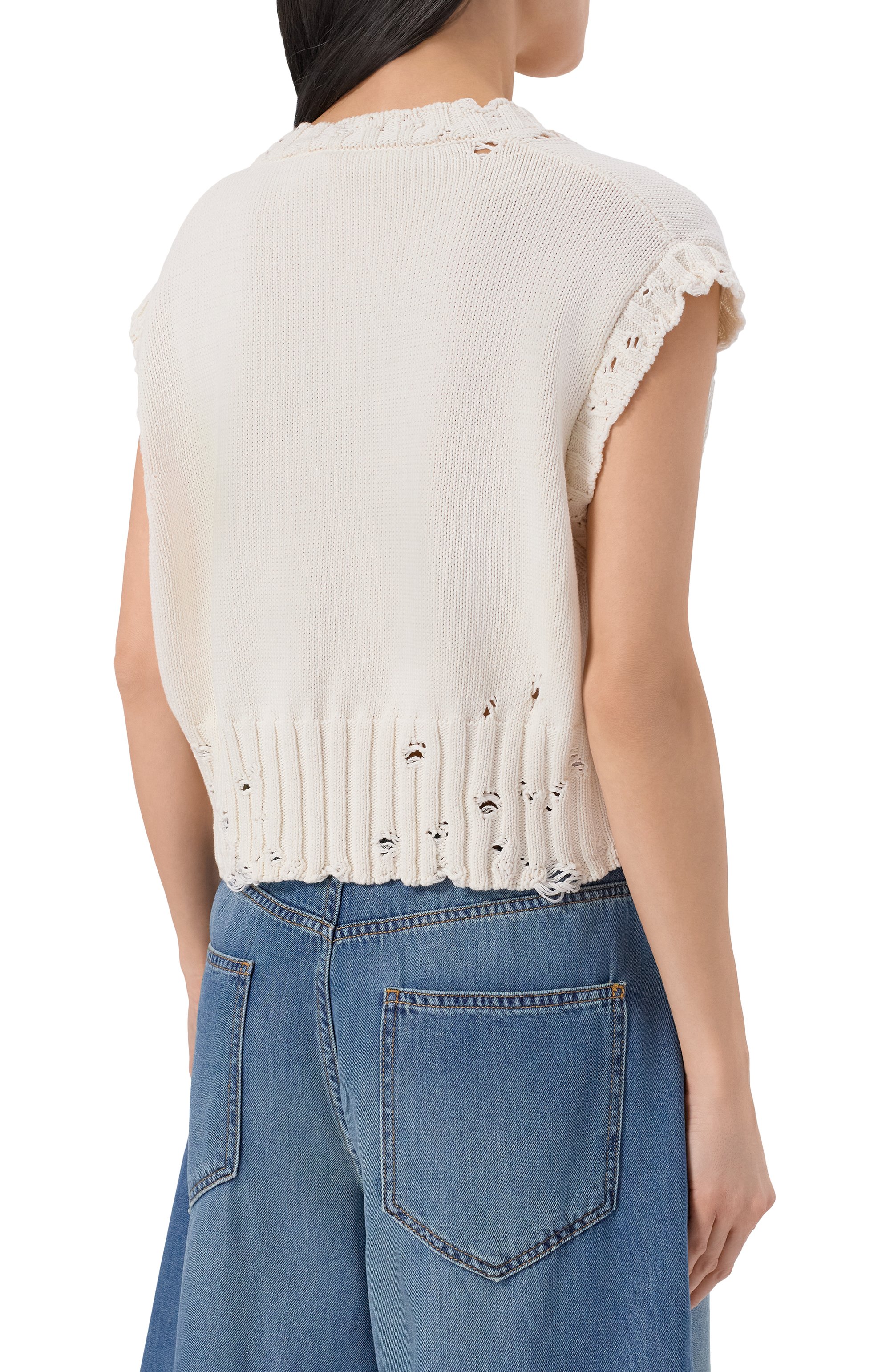 Хлопковый жилет MARNI, арт. CVMD0088A0/UFC652, фото 4