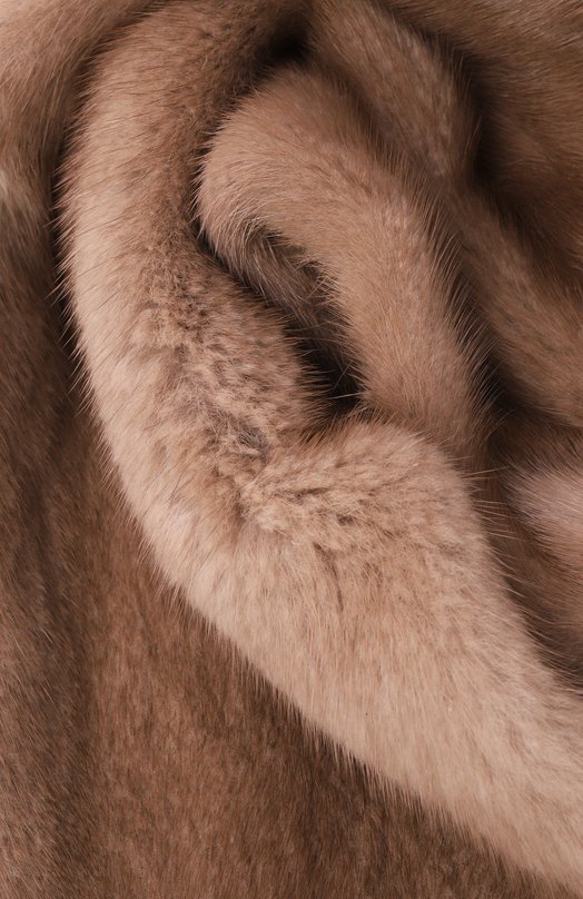 Меховой шарф из норки MVST MSC-01 MINK PST Бежевый  MSC-01 MINK PST Фото 3