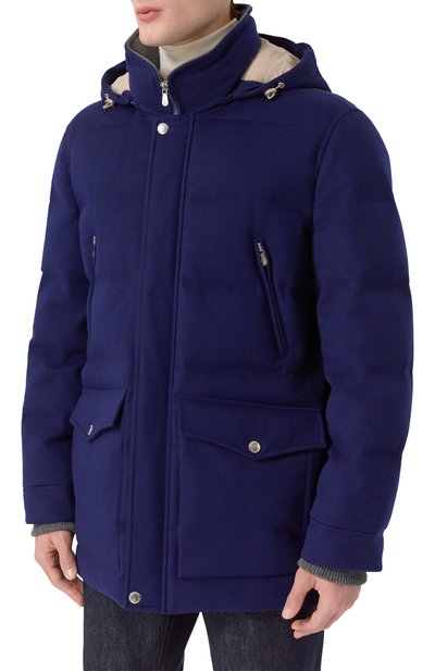 Шерстяной пуховик BRUNELLO CUCINELLI, арт. MM4701823, фото 3