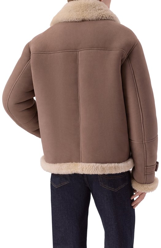 Дубленка из овчины MVST M25.1MM.0003/PELULUNG0 Коричневый  M25.1MM.0003/PELULUNG0 Фото 4