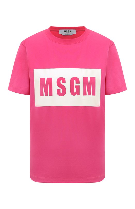 фото Хлопковая футболка msgm