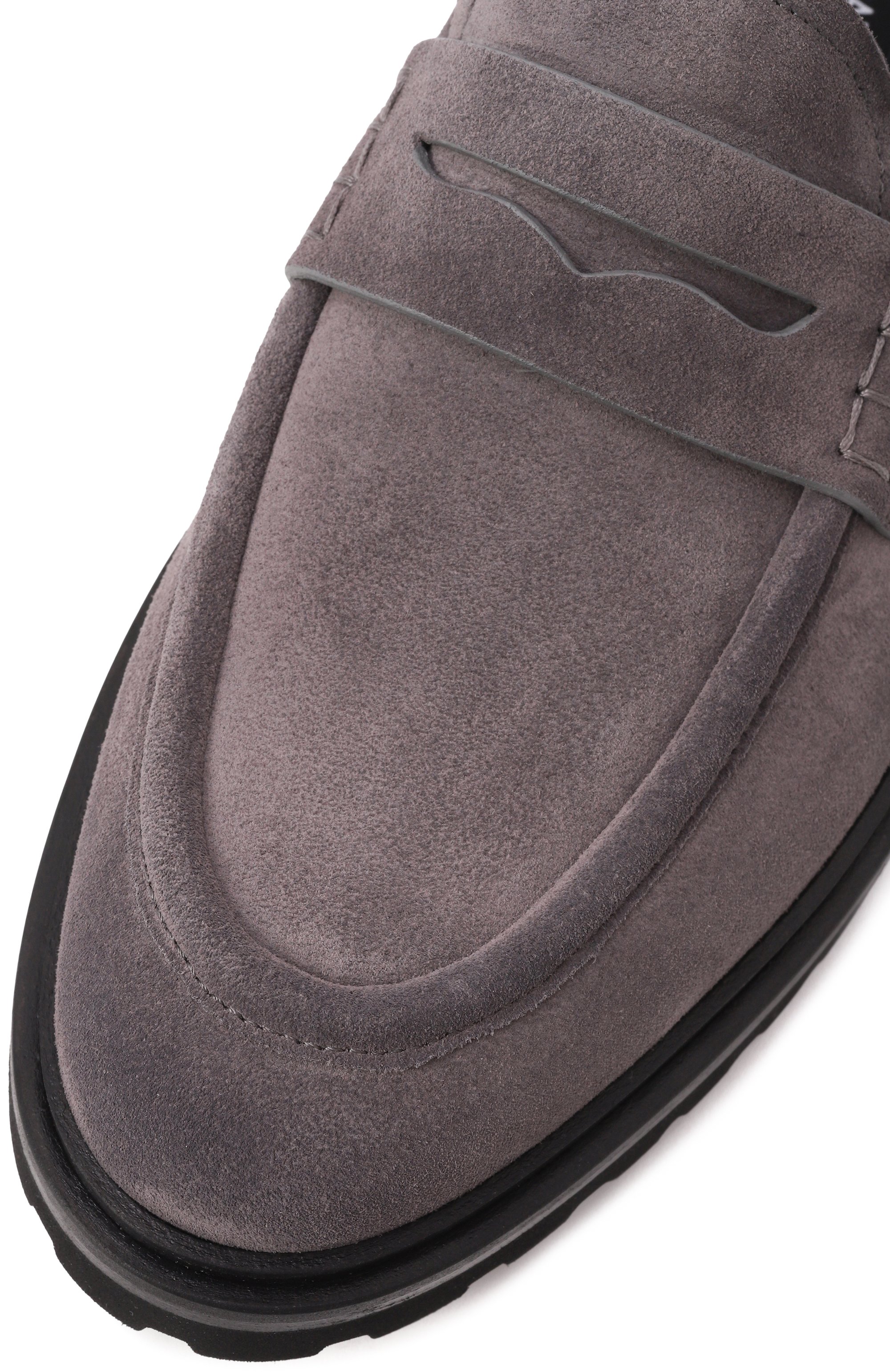 Замшевые пенни-лоферы DOLCE & GABBANA, арт. A30287/AT441, фото 7