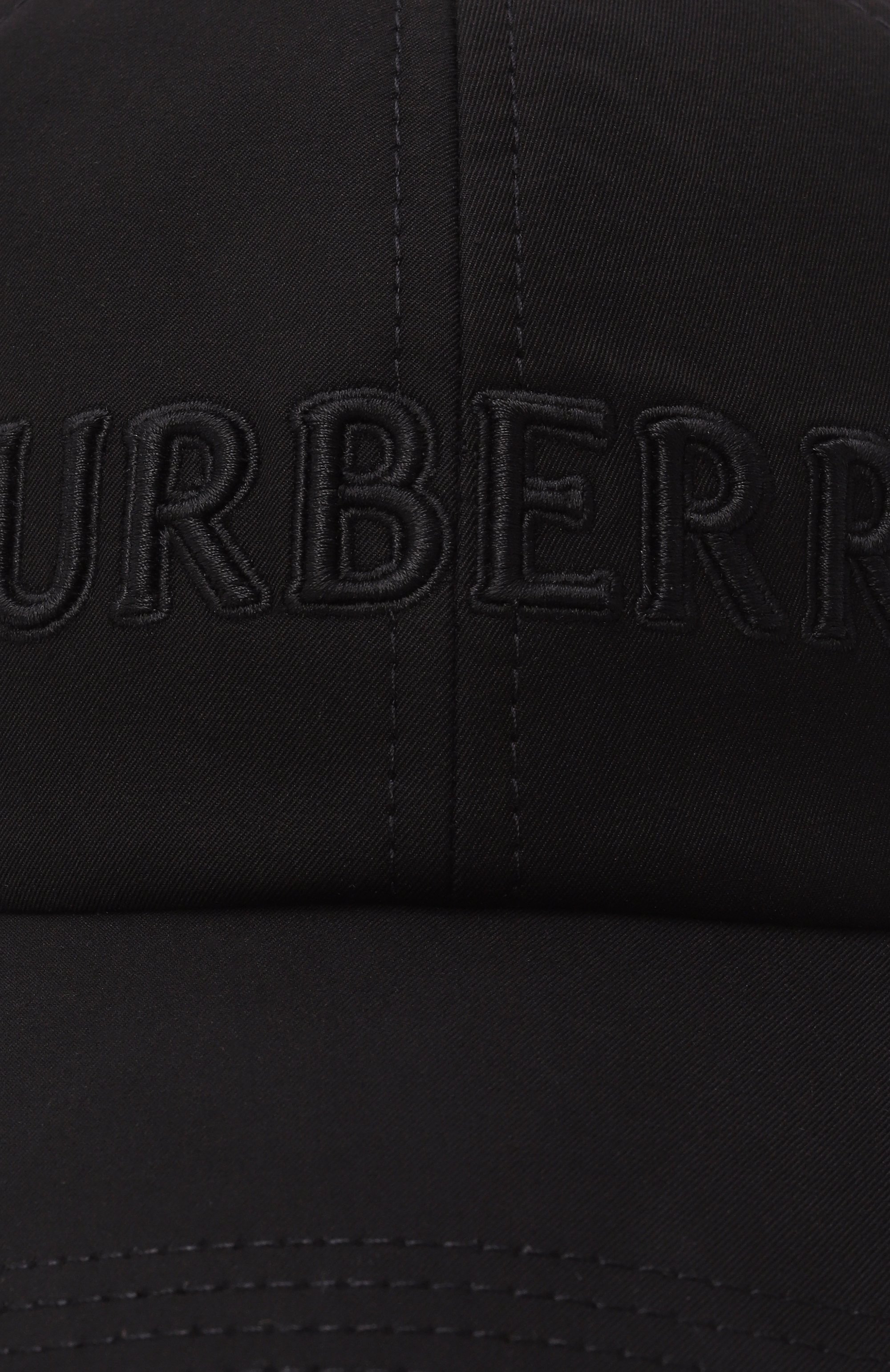 Хлопковая бейсболка BURBERRY черного цвета по цене 47350 руб., арт. 8108638, фото 4 Хлопковая бейсболка BURBERRY, арт. 8108638, фото 4
