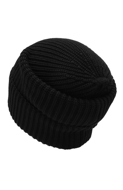 Хлопковая шапка MONCLER черного цвета по цене 14700 руб., арт. F1-091-9Z700-00-V9068, фото 2 Хлопковая шапка MONCLER, арт. F1-091-9Z700-00-V9068, фото 2